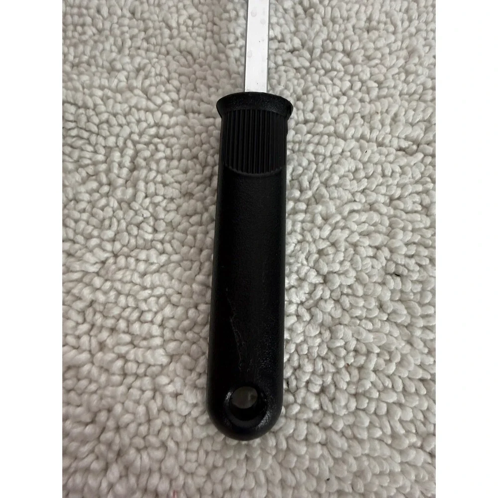 Vtg Ekco Black Solid Spoon Kitchen Utensil Max 400F Heat Resistant Cooking Spoon